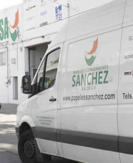 Servicio de entrega de papel a domicilio Pacosa